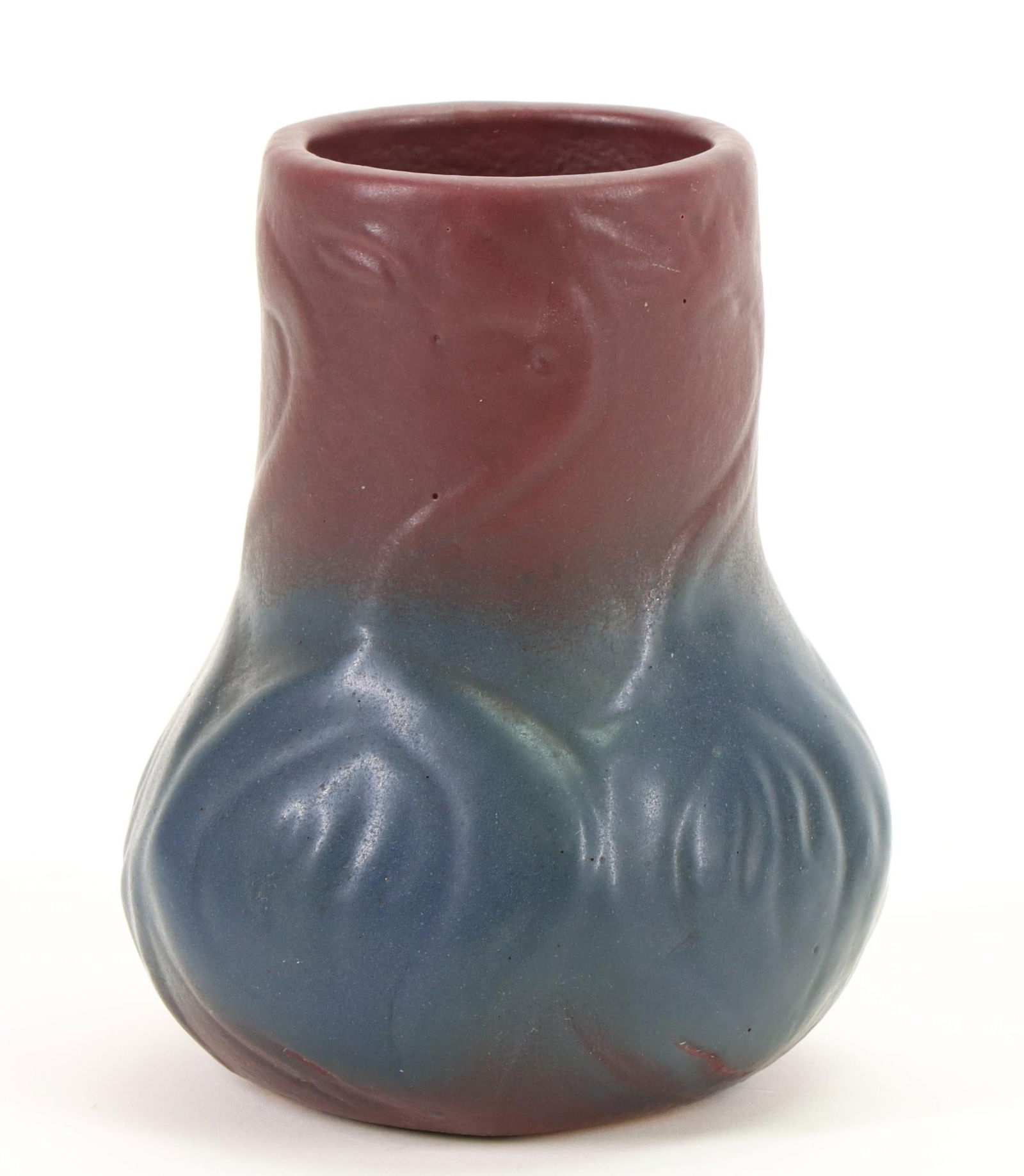 Van Briggle "Leaves and Violets" Pottery Vase (1 of 6)