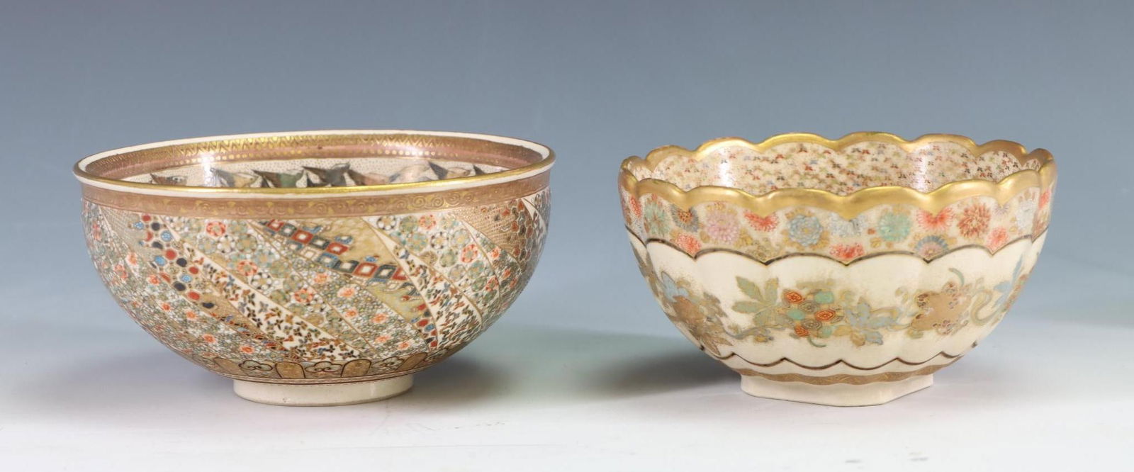 Japanese Satsuma Pottery Bowls (1 of 12)