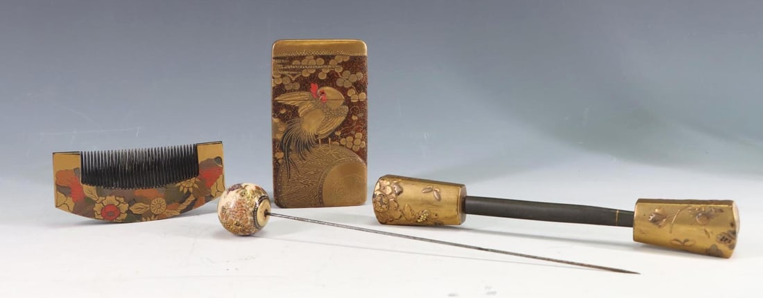 Japanese Lacquer Vanity Items (1 of 14)
