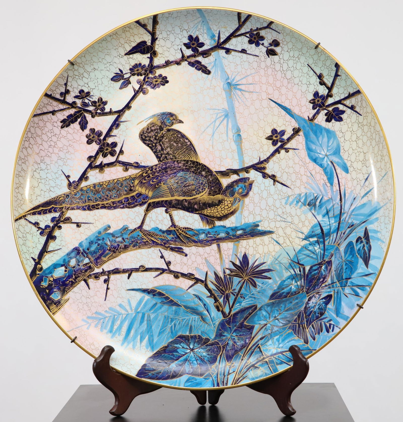 Montreau B&Cie Faience Charger (1 of 4)