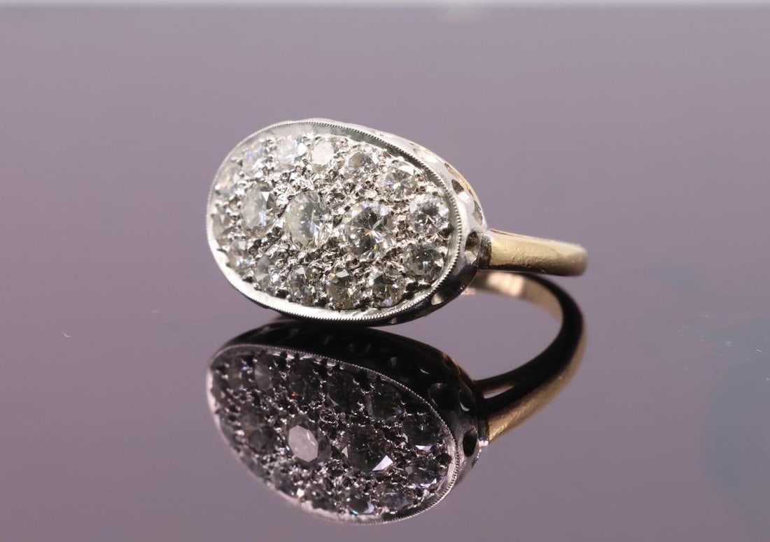 14k 1.1 carat diamond ring (1 of 6)