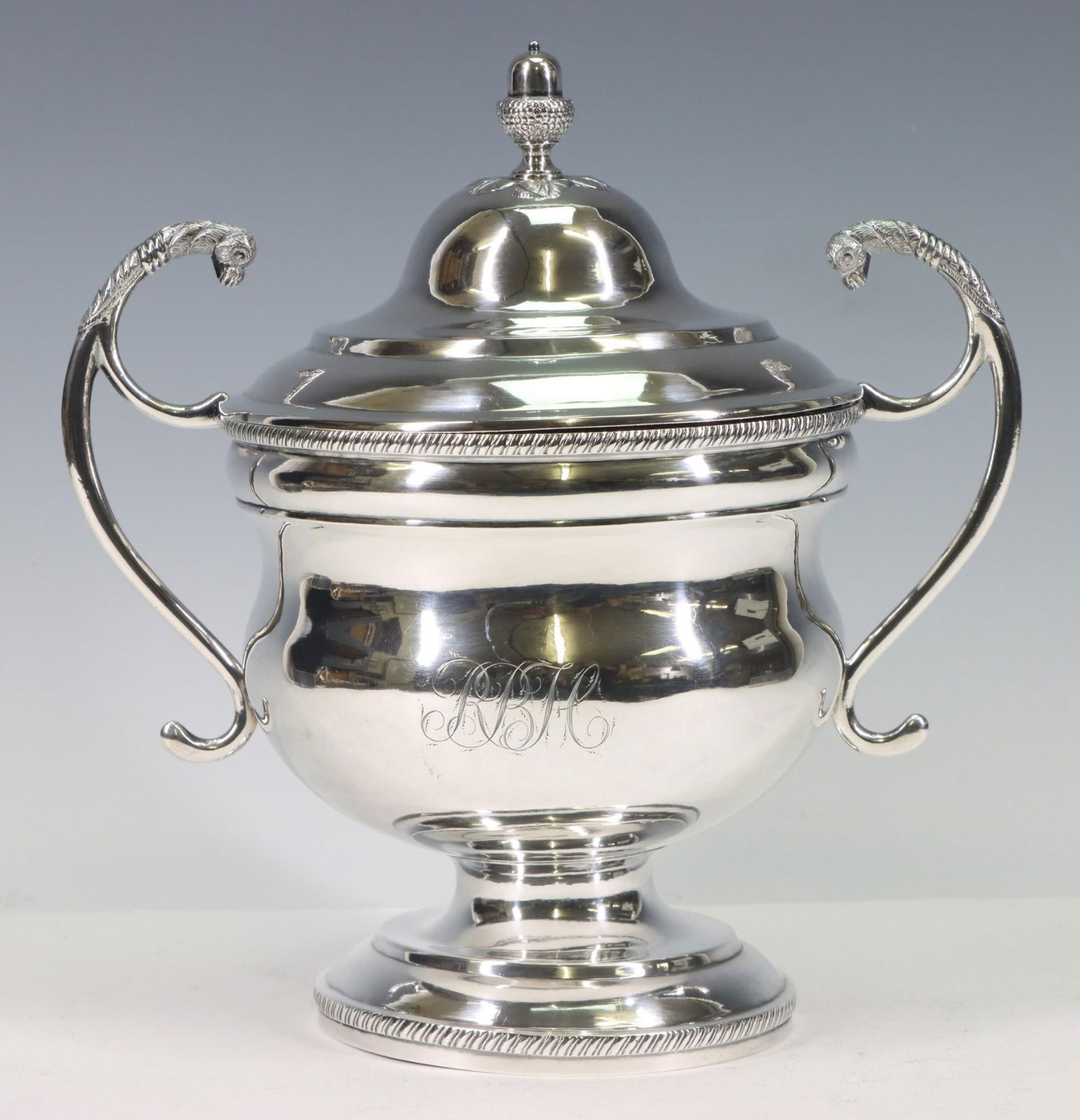 John McMullin American Coin Silver Sugar Bowl (1 of 8)