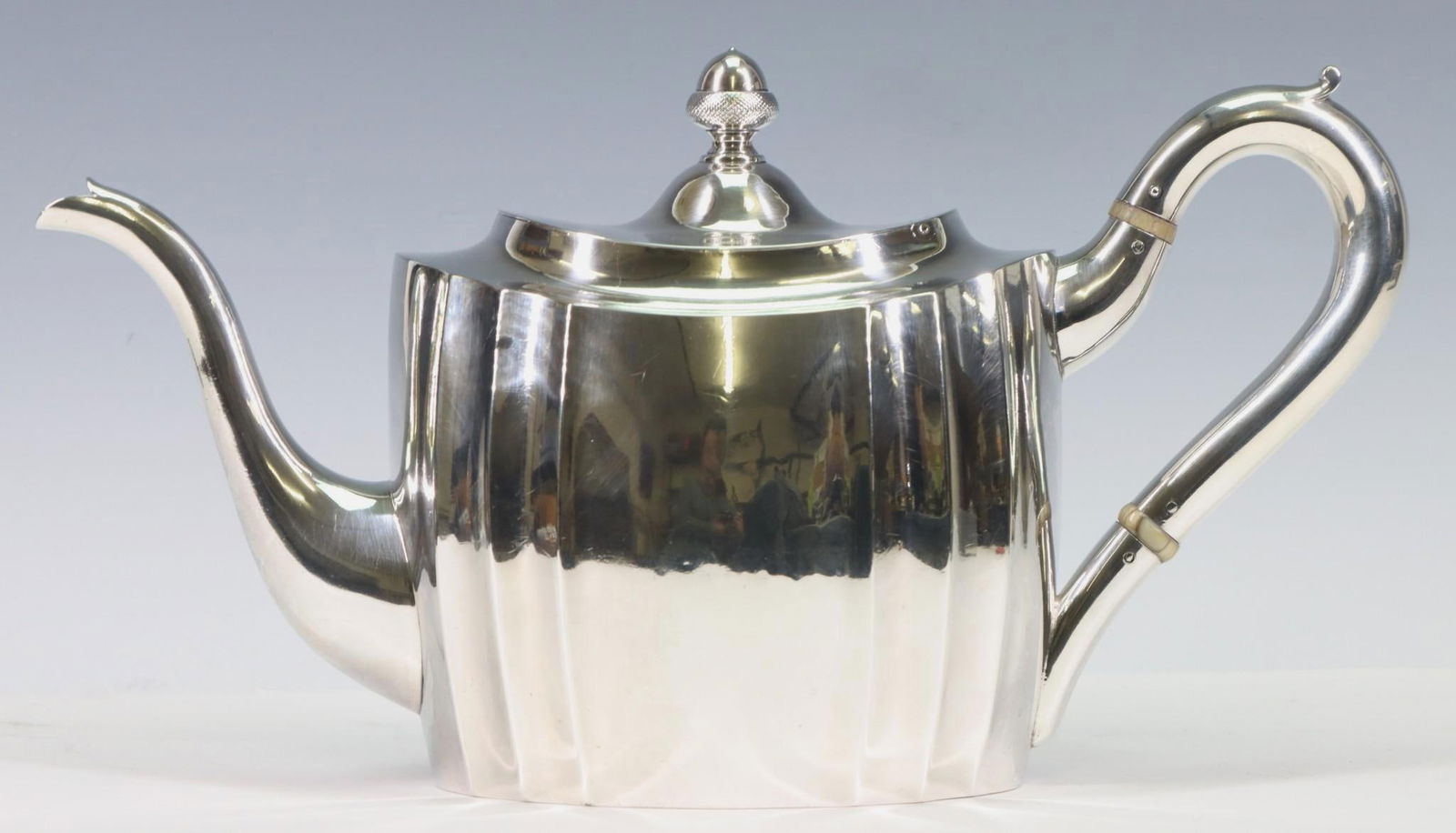 Robert and William Wilson American Coin Silver Teapot (1 of 7)