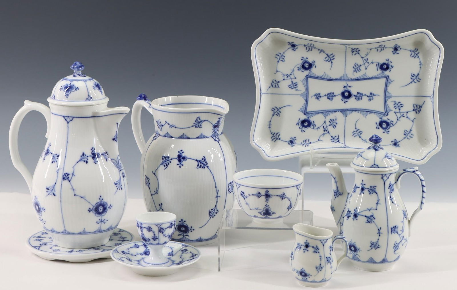 Royal Copenhagen "Blue Fluted - Plain" Teawares (1 of 9)