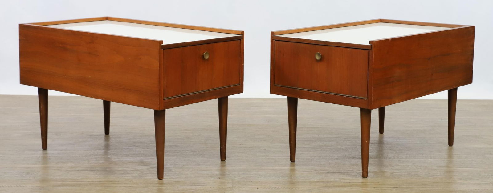 Walnut Revisible Slide Top End Tables (1 of 13)