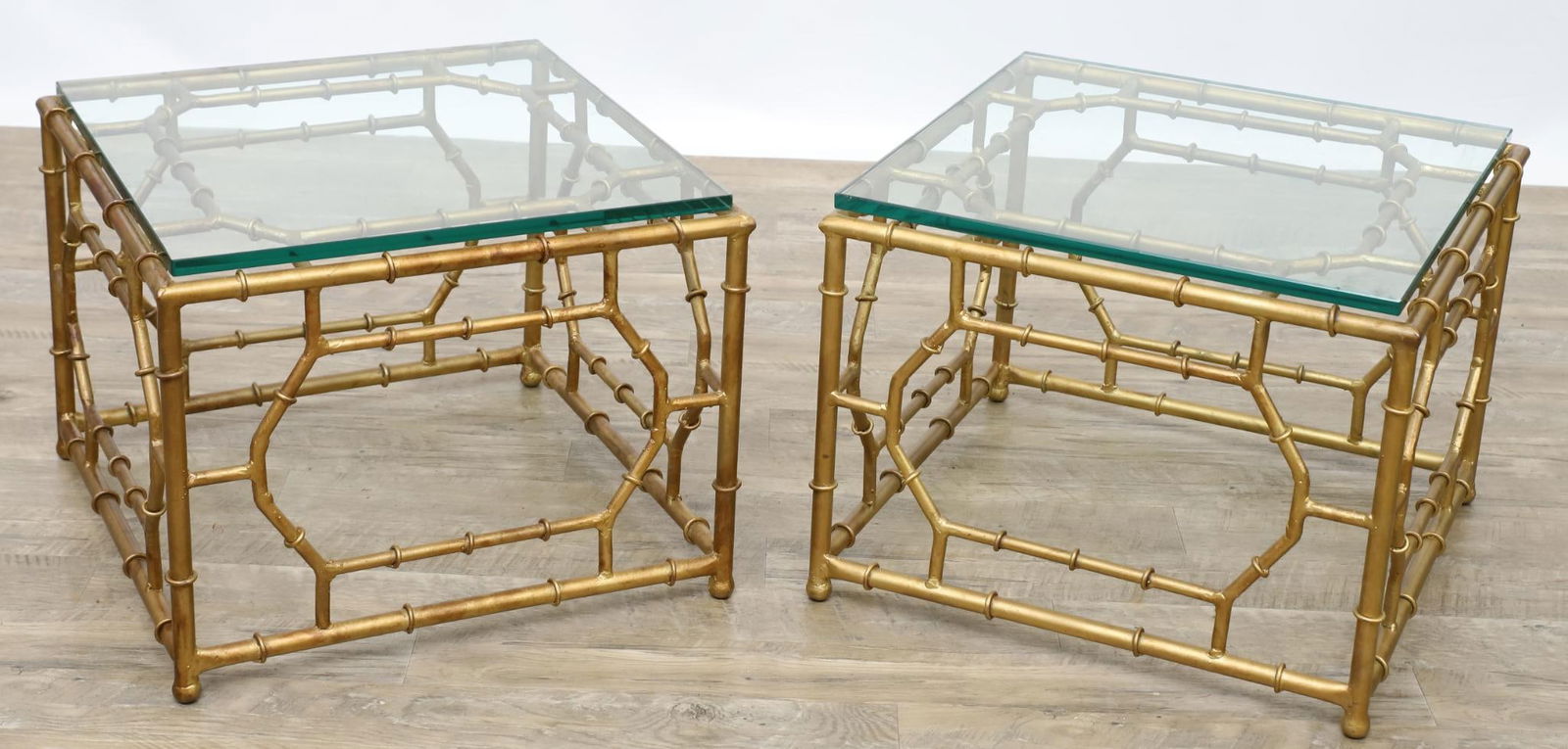 Faux Bamboo Side Tables (1 of 9)