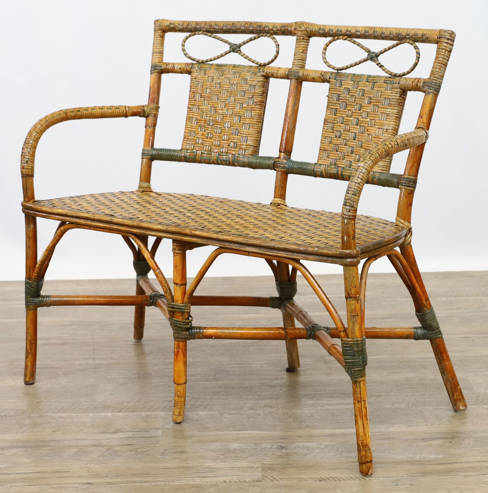 Rattan Bench (1 of 9)