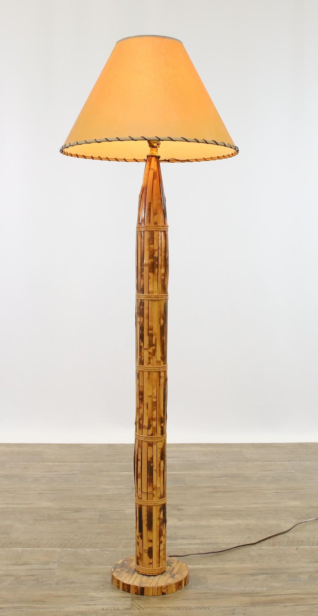 Split Bamboo Floor Lamp (1 of 11)