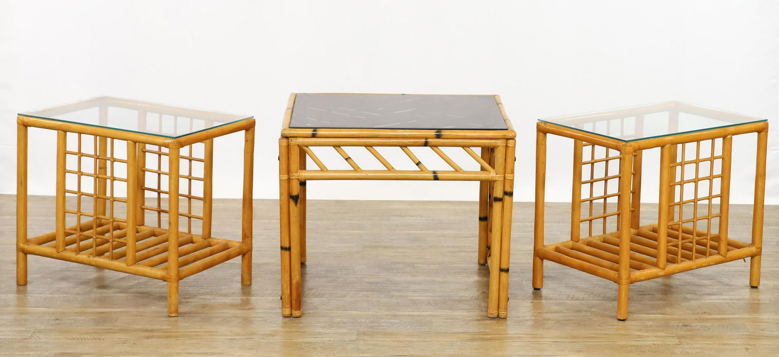 Bamboo Patio Side Tables (1 of 16)