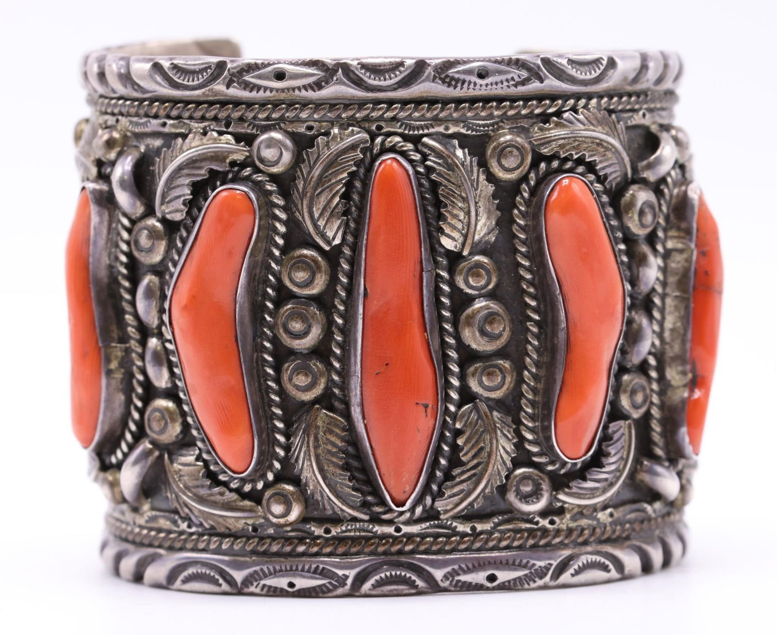 Navajo Sterling Silver Cuff, Signed (1 of 7)