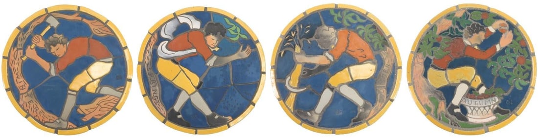 "The Four Seasons" Mosaics Moravian Pottery & Tile Works (1 of 20)