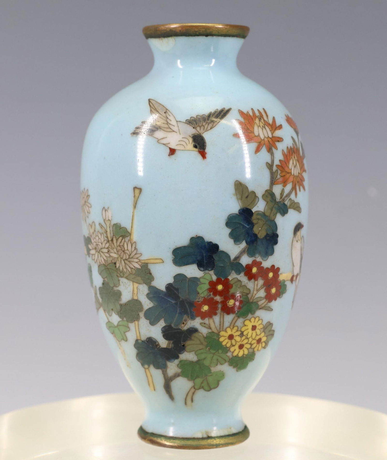 Japanese Cloisonne Miniature Vase (1 of 11)