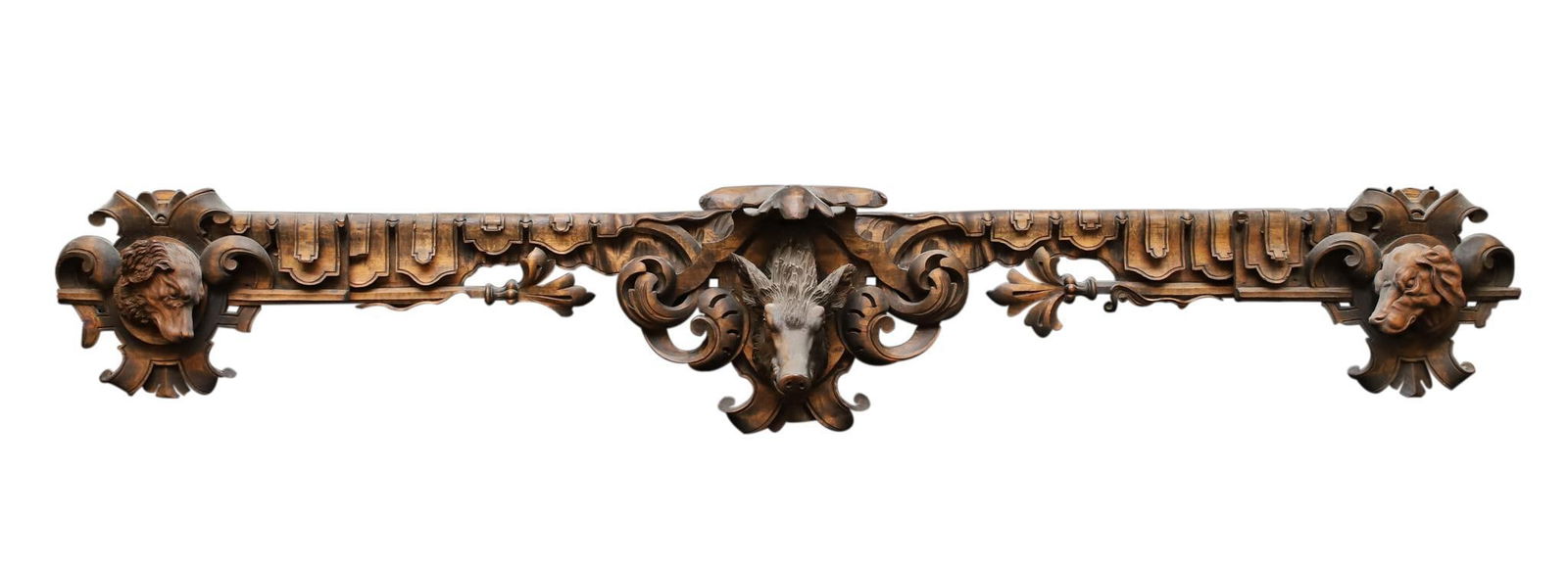 Carved Oak Wall Sculpture (1 of 8)