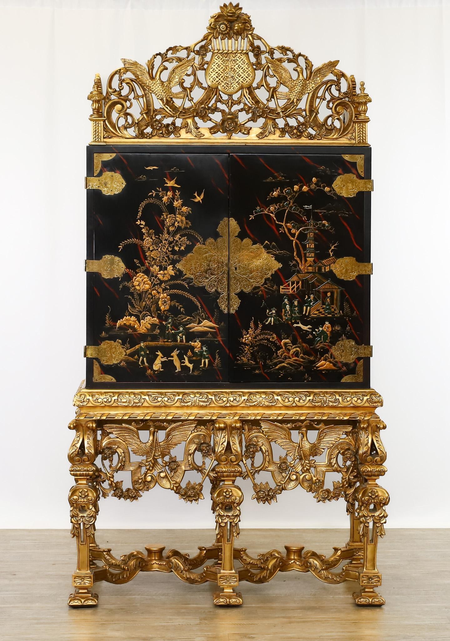 Chinoiserie Cabinet-on-Stand (1 of 20)