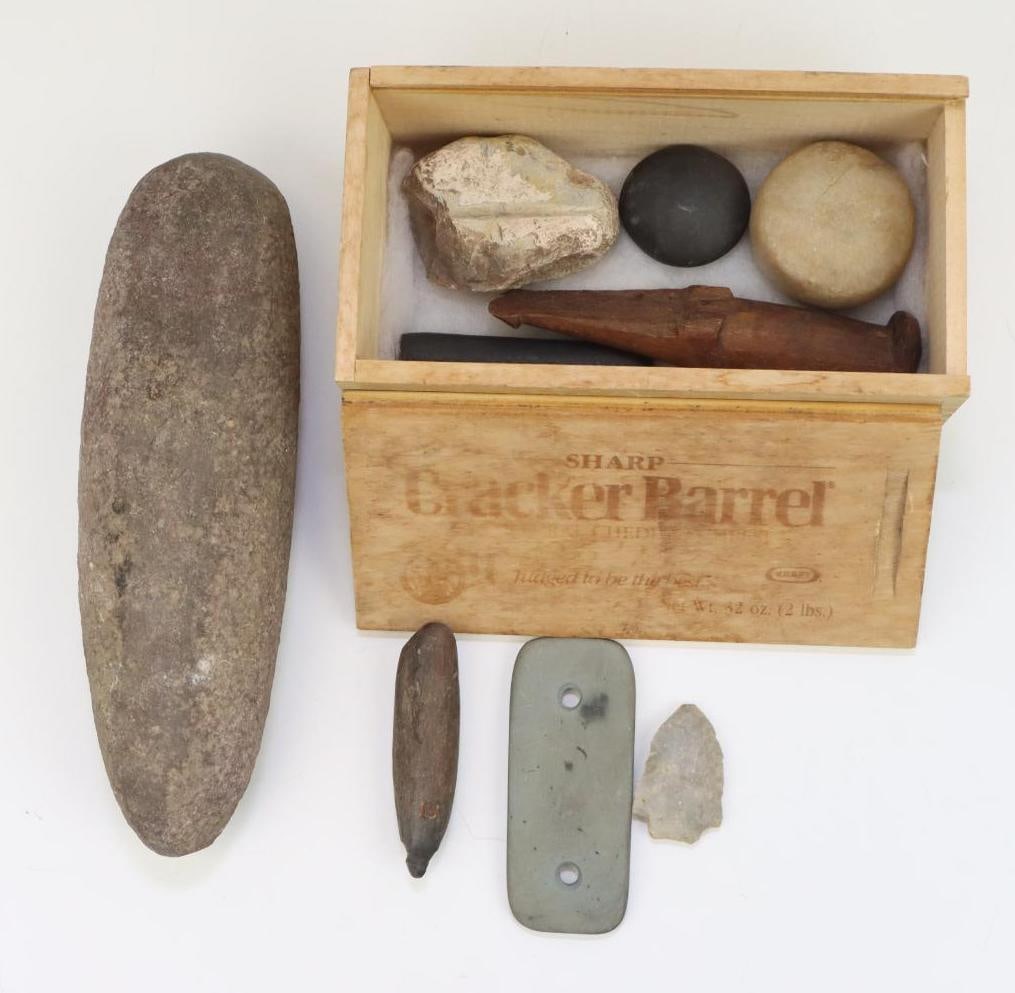 Native American Stone Tool Grouping (1 of 10)