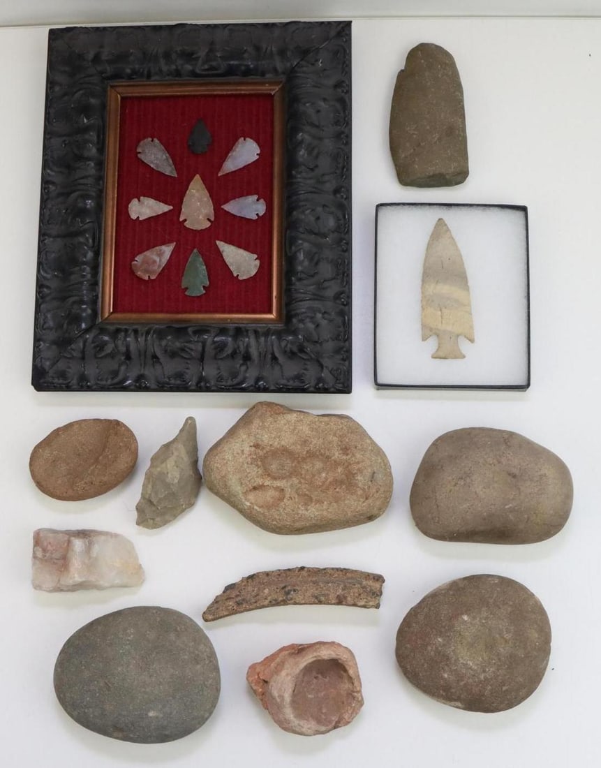 Native American Tools & Mineral Specimens (1 of 9)