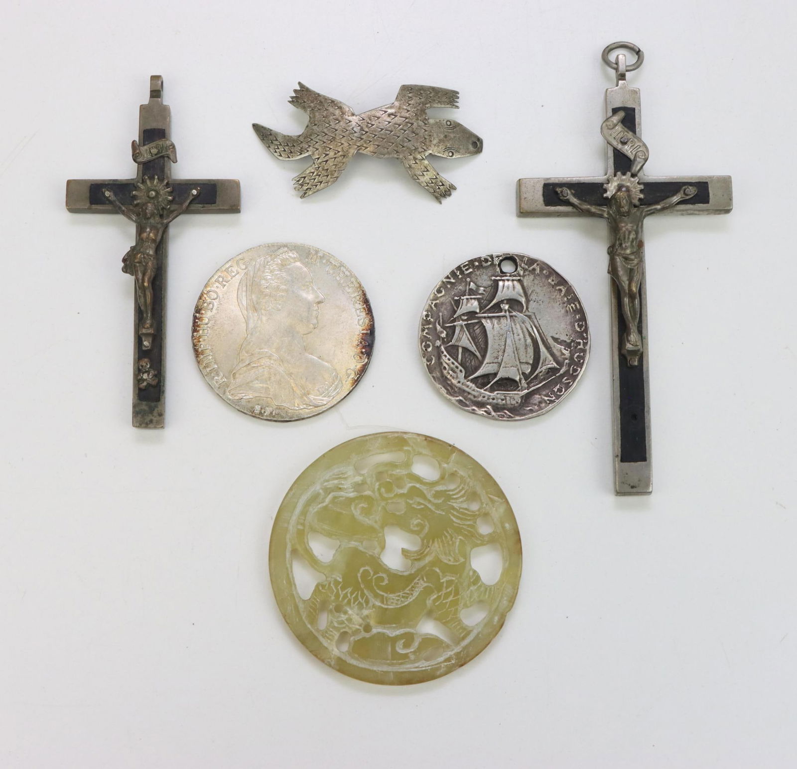 Maria Theresa Thaler Coin & Pendant Grouping (1 of 10)
