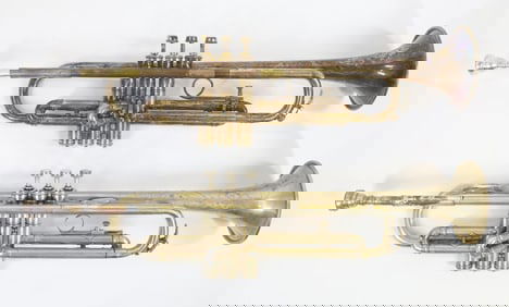 Lot of 2 Holton Trumpets