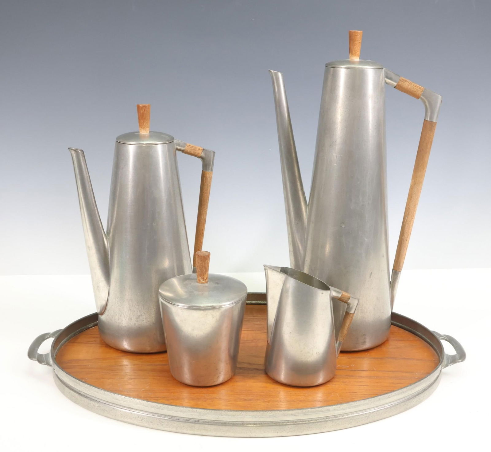 Royal Holland Pewter Tea and Coffee Service (1 of 12)