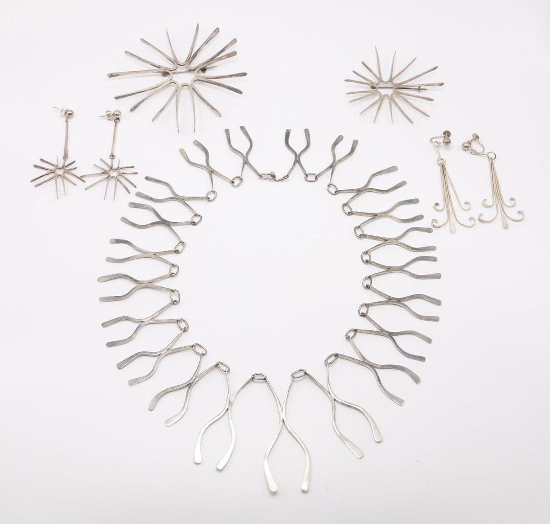 Robert Trout (1930 - 2019) Sterling Silver Jewelry (1 of 12)