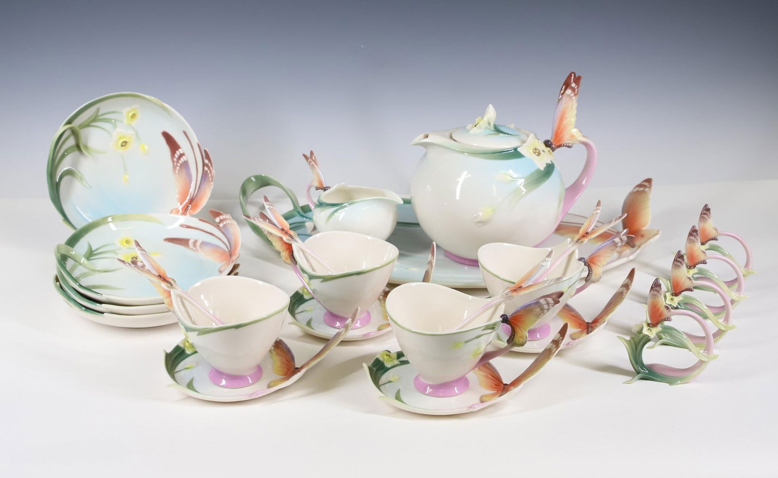 Franz "Papillon - Butterfly" Porcelain Tea Service for 4 (1 of 20)