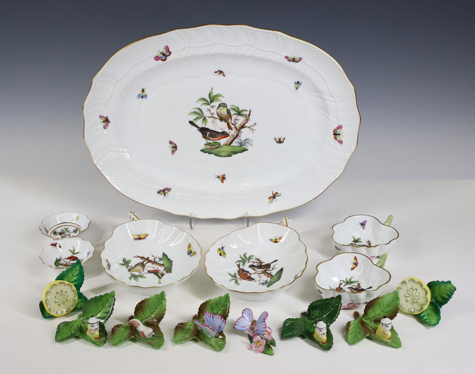 Herend "Rothschild Bird" Porcelain Tablewares (1 of 20)