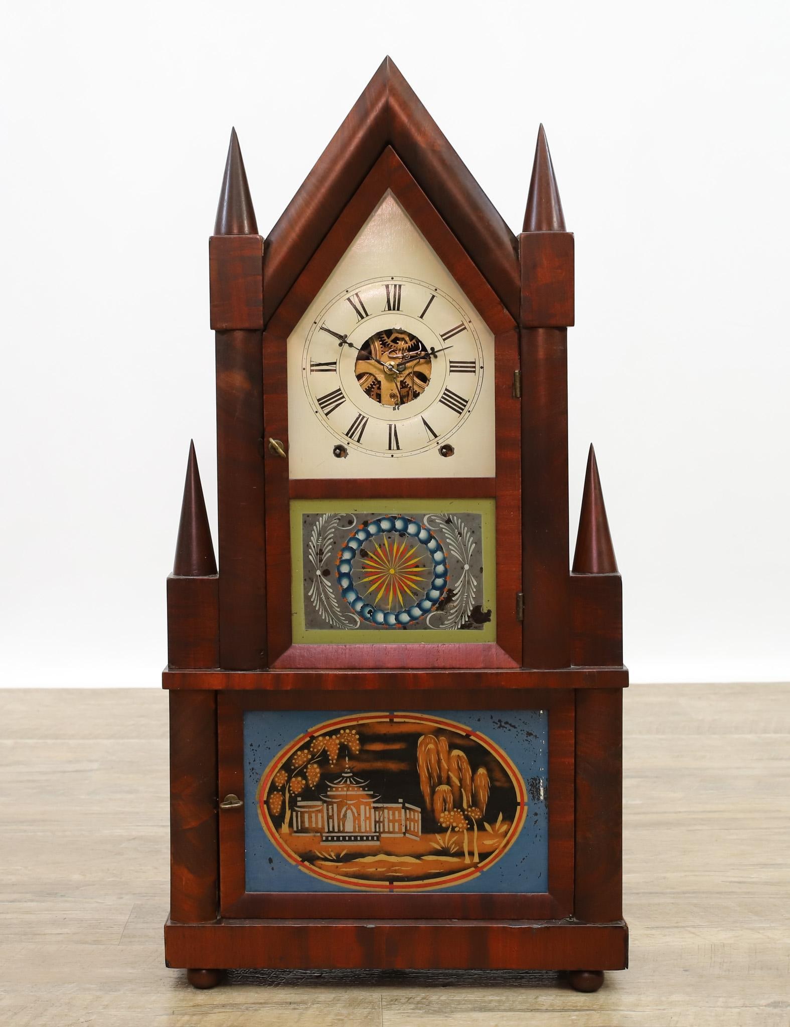 Birge & Fuller Double Steeple Shelf Clock (1 of 14)