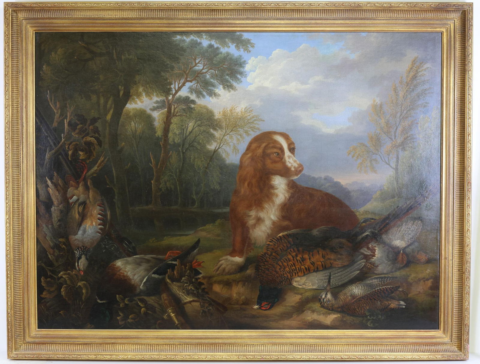 Oil on Canvas, Hunting Scene (1 of 8)