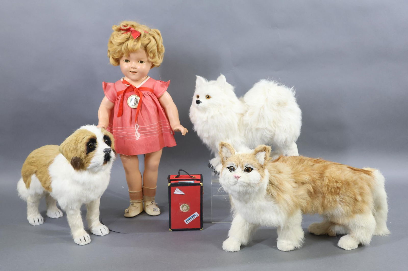 COMPOSITION DOLLS, ANIMALS. (1 of 12)