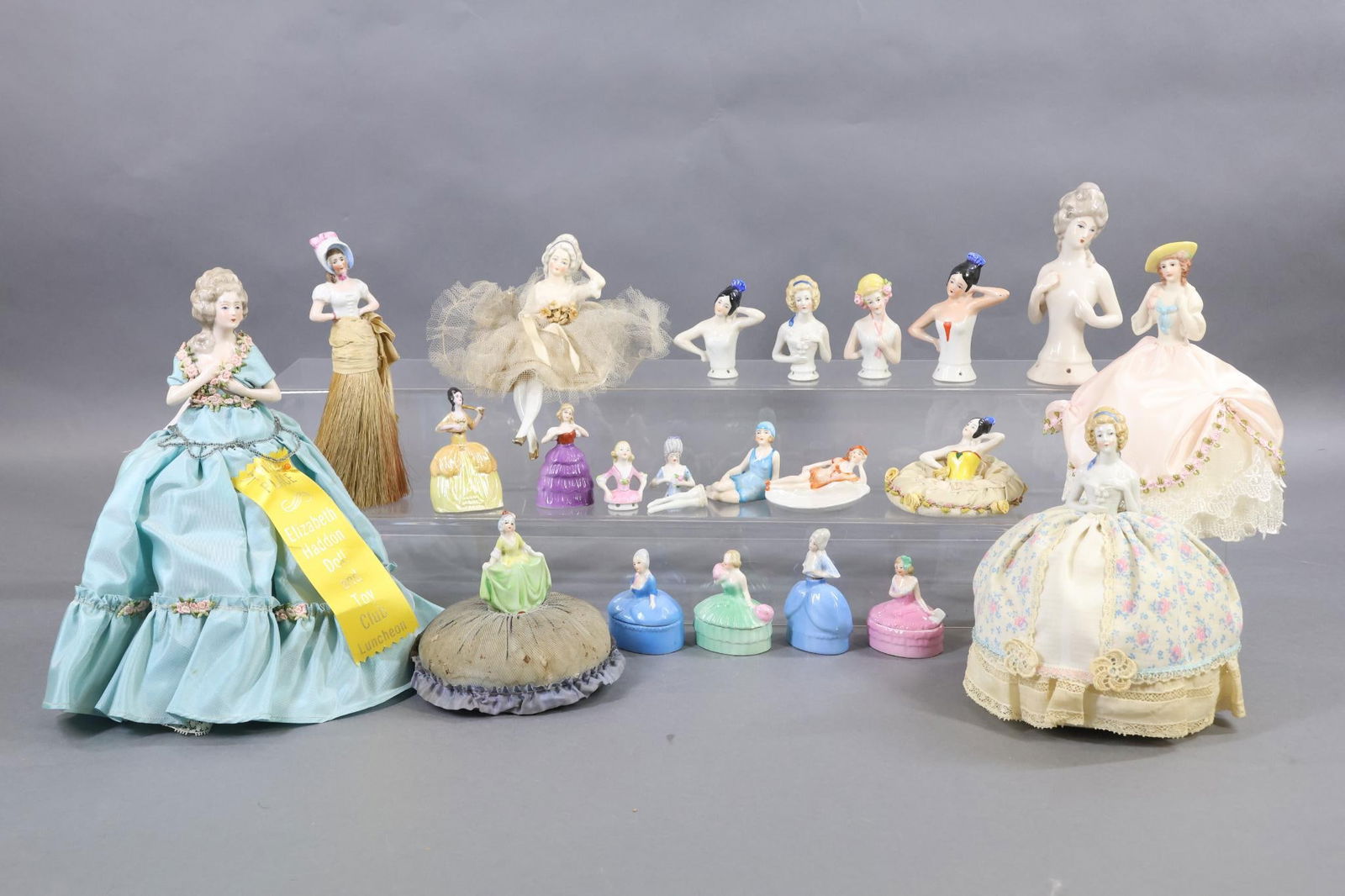 CHINA HALF DOLLS/OTHER. (1 of 11)