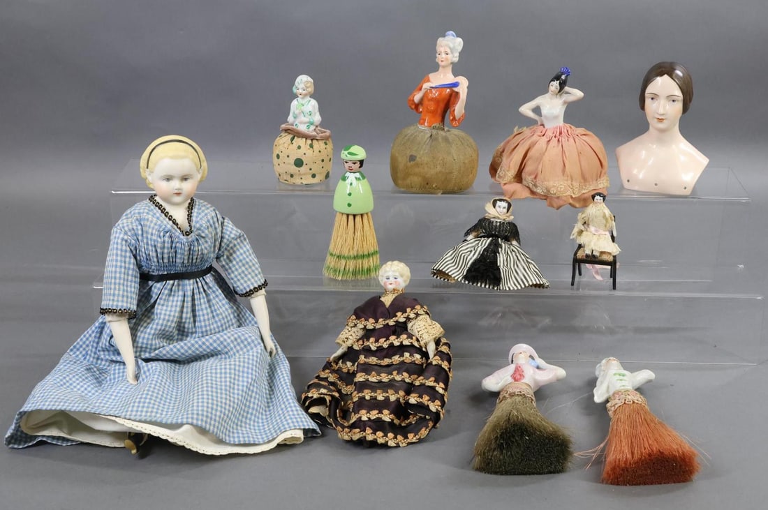 CHINA DOLLS, HALF DOLLS/OTHER. (1 of 11)