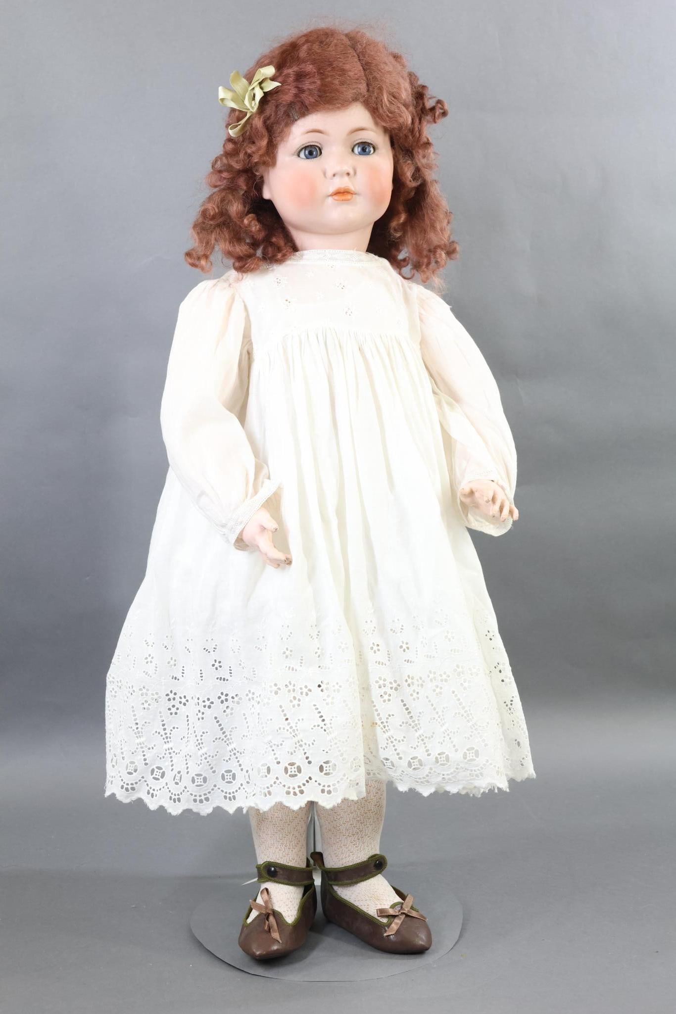 GERMAN BISQUE CHARACTER DOLL. (1 of 11)
