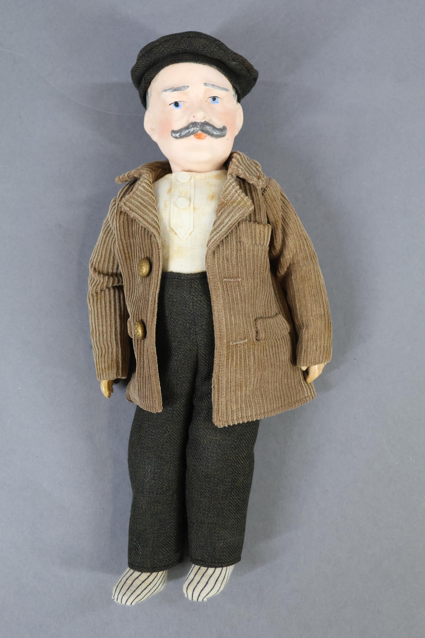 FRENCH BISQUE CHARACTER DOLL. (1 of 8)
