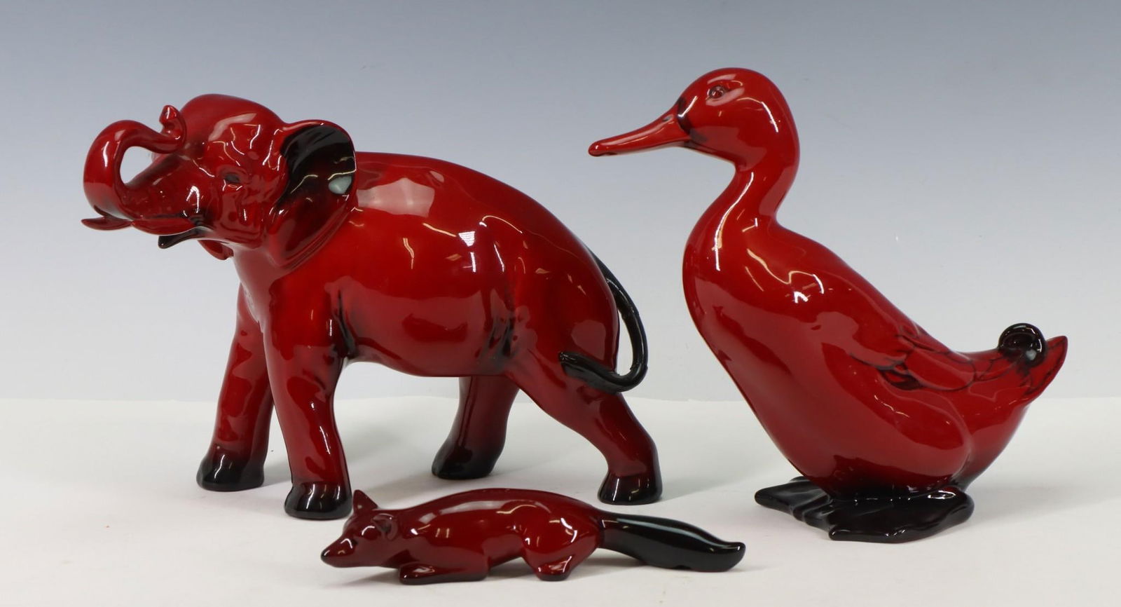 Royal Doulton Flambe Animal Figures (1 of 9)