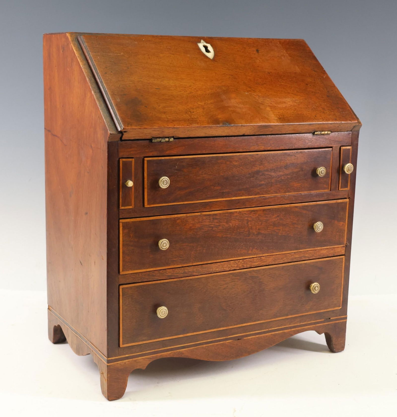 Georgian Salesman Sample Slant Front Desk (1 of 15)