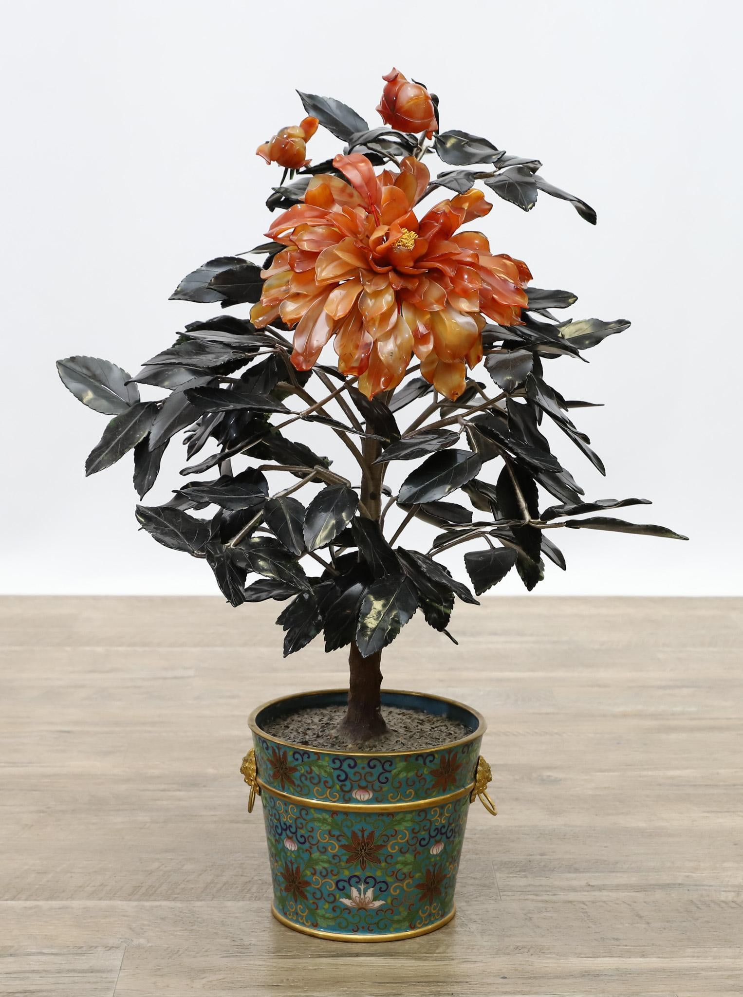 Large Chinese Carnelian Hardstone Tree (1 of 10)