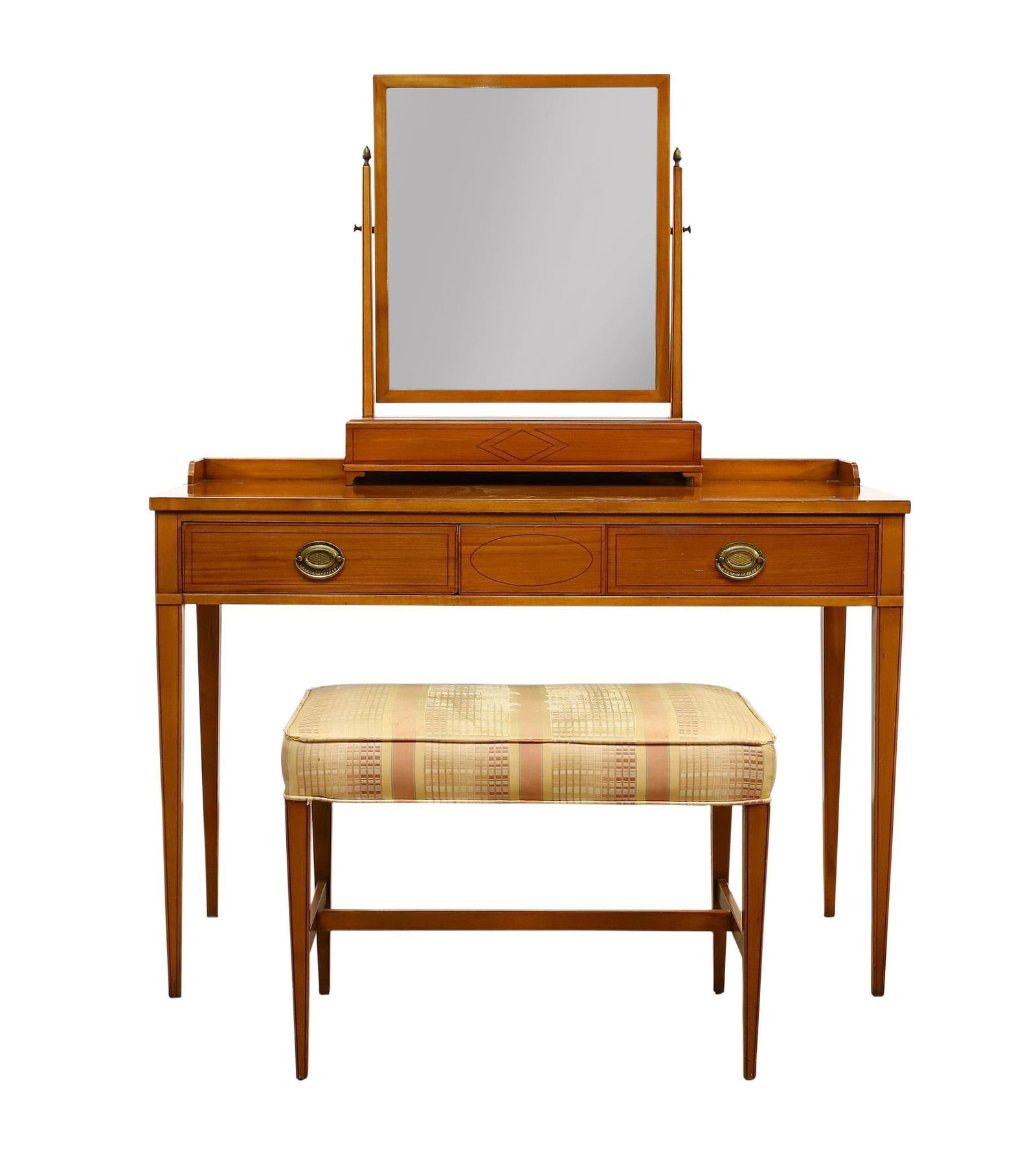 John Widdicomb Vanity with Chevel Mirror (1 of 20)