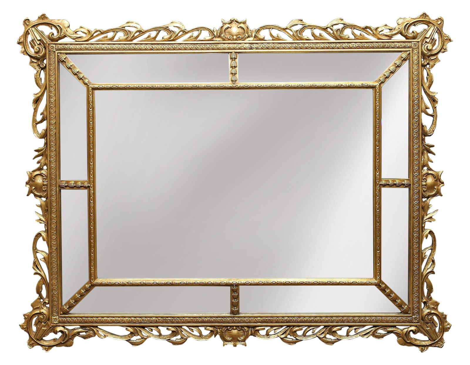 Adams Style Giltwood Carved Mirror (1 of 6)