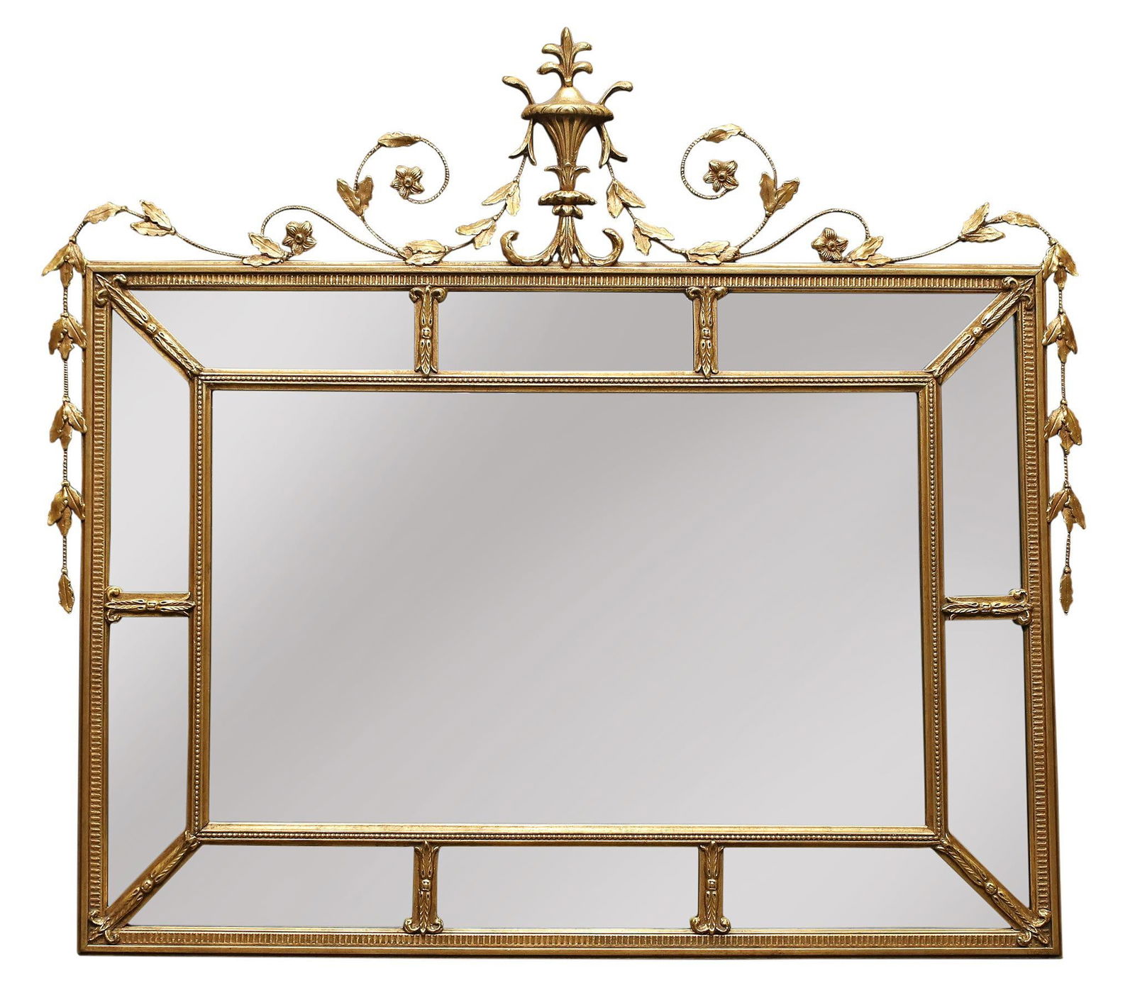 Adams Style Giltwood Carved Wall Mirror (1 of 7)