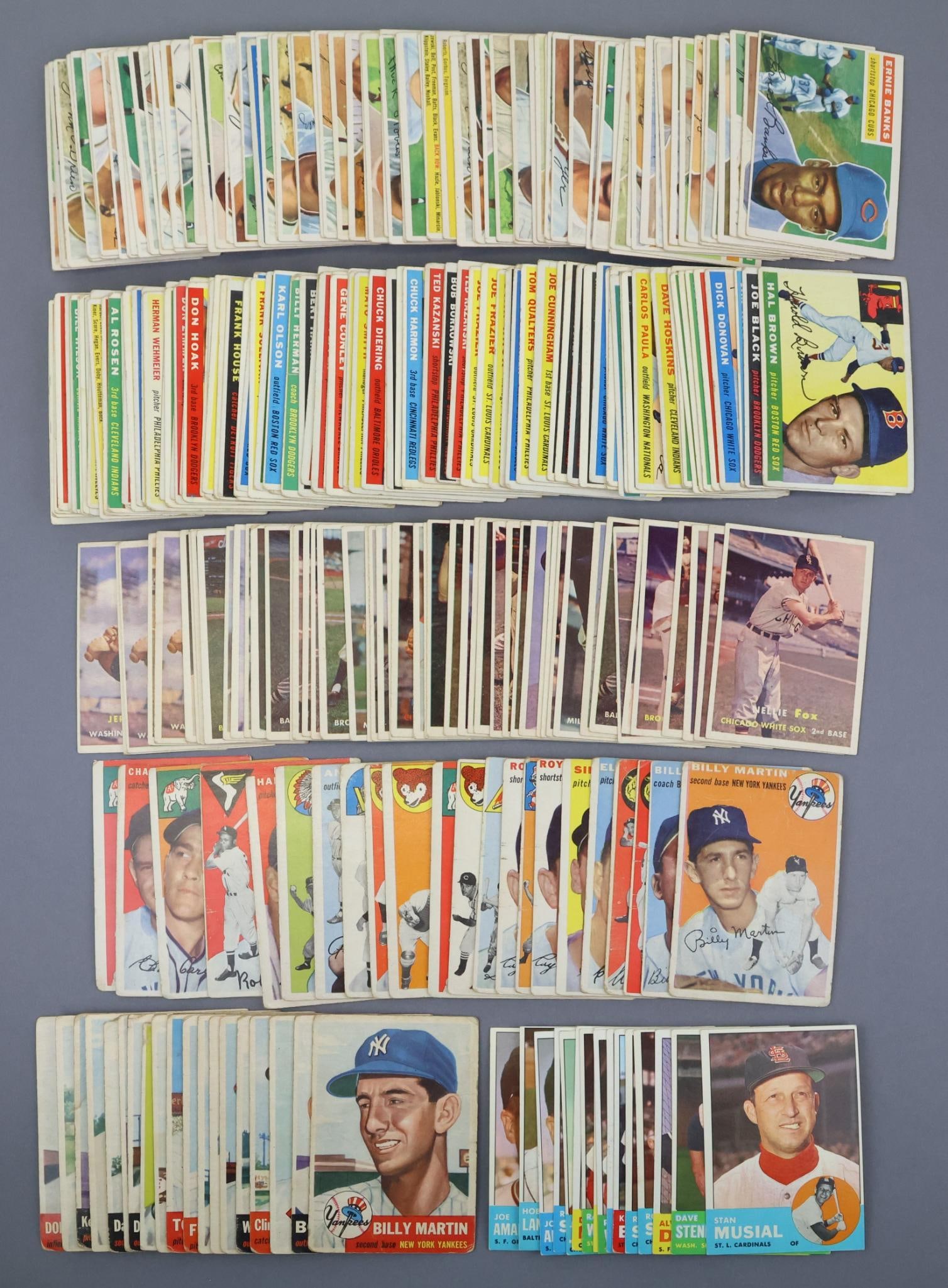 (278) 1953-1963 Topps Baseball Cards (1 of 9)