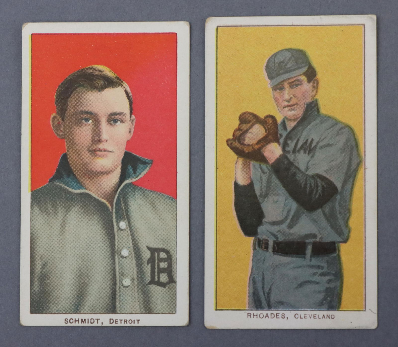 (2) 1909-11 T206 Piedmont Baseball Tobacco Cards (1 of 13)