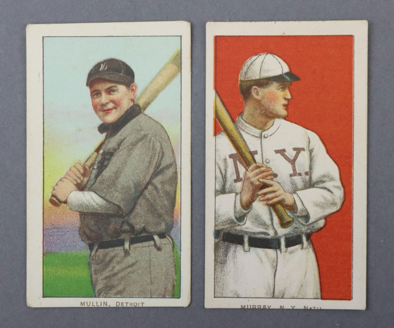 (2) 1909-11 T206 Piedmont Baseball Tobacco Cards (1 of 14)
