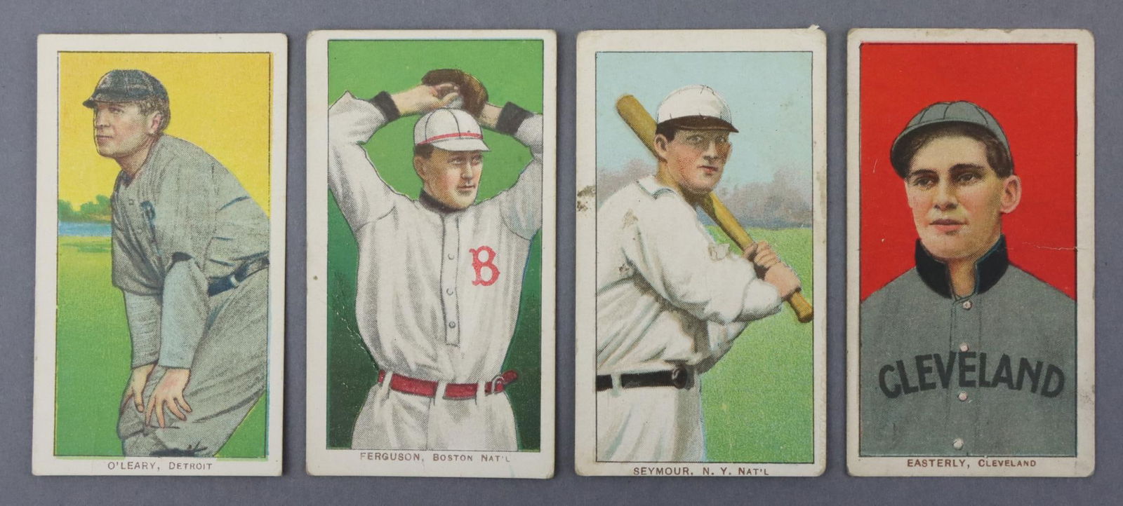(4) 1909-11 T206 Piedmont Baseball Tobacco Cards (1 of 17)