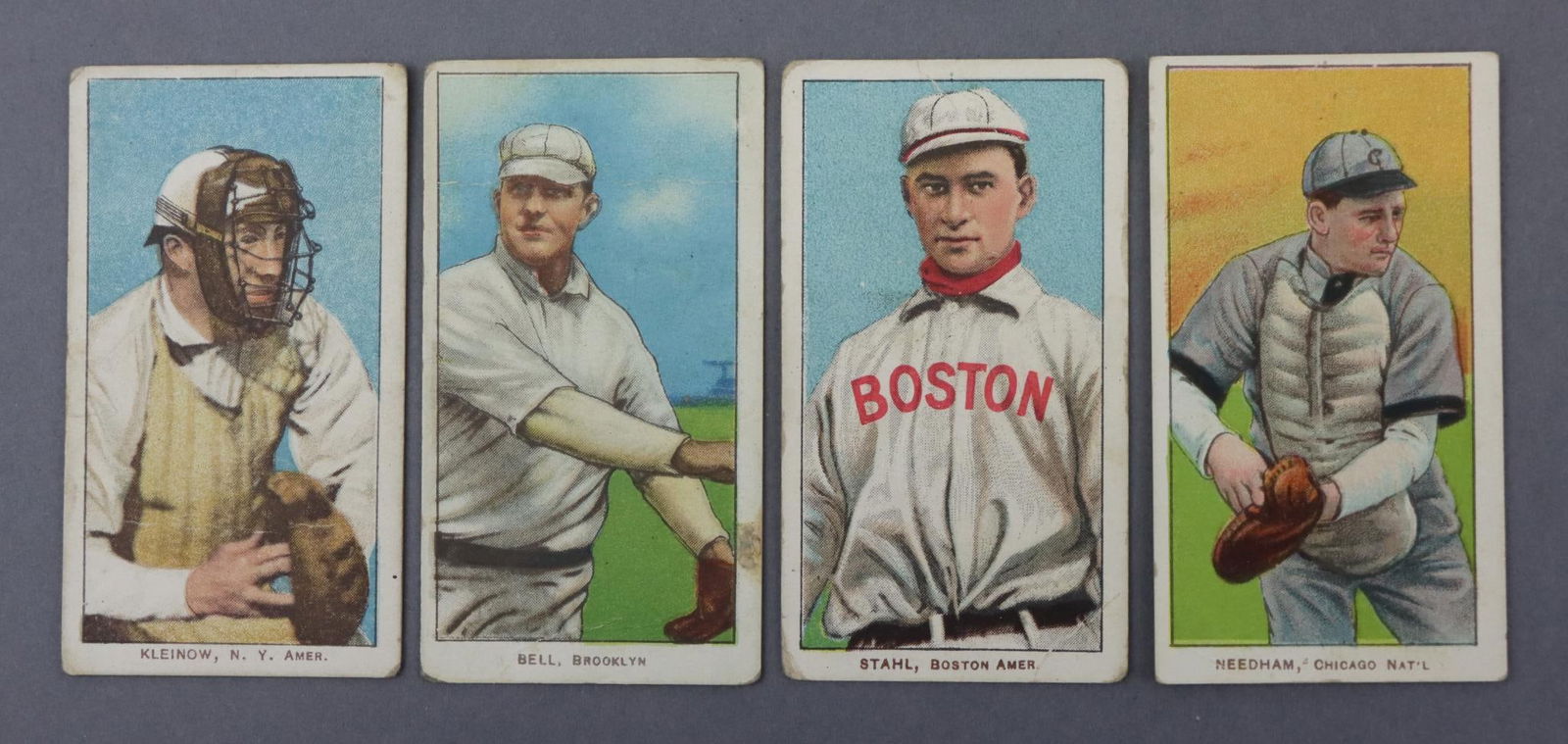 (4) 1909-11 T206 Piedmont Baseball Tobacco Cards (1 of 17)