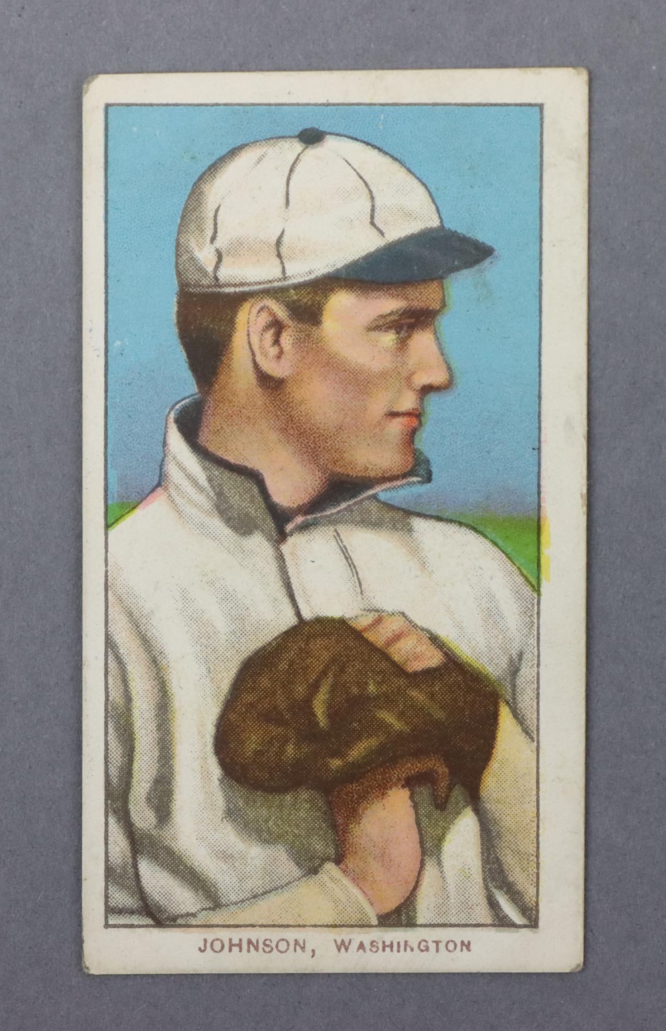 1909-11 T206 Piedmont Walter Johnson Rookie Baseball Tobacco Card (1 of 6)