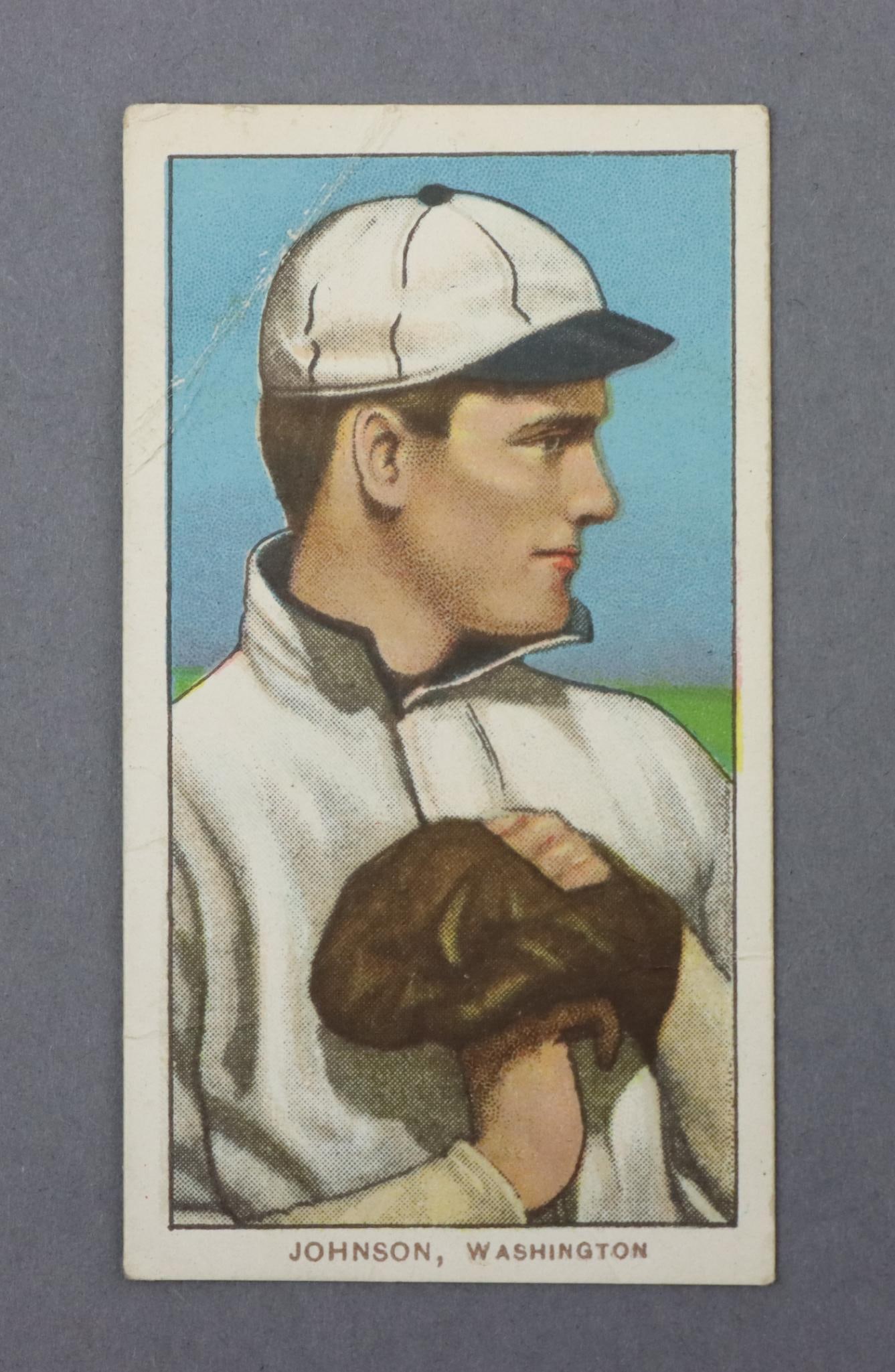 1909-11 T206 Piedmont Walter Johnson Rookie Baseball Tobacco Card (1 of 6)