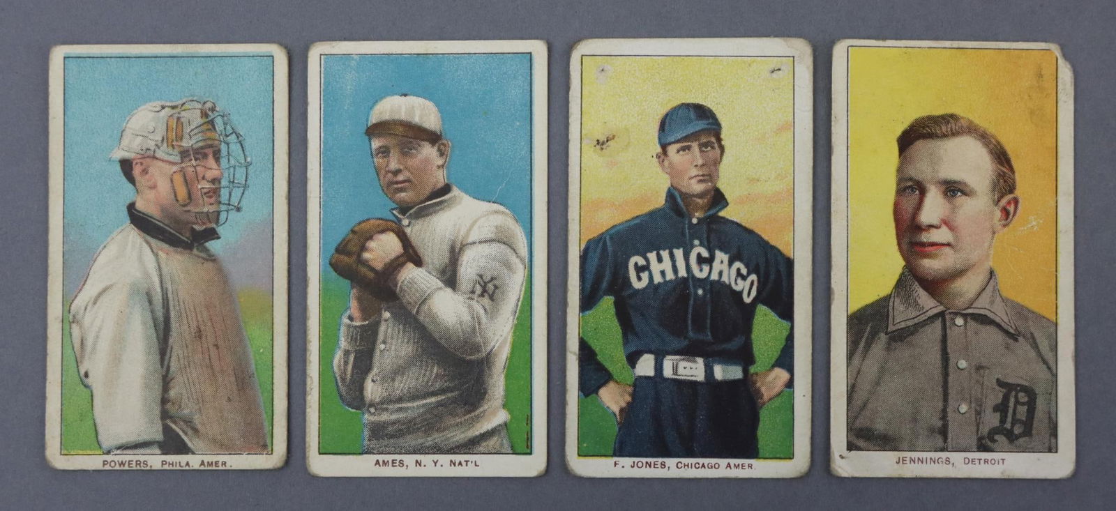 (4) 1909-11 T206 Piedmont Baseball Tobacco Cards (1 of 17)
