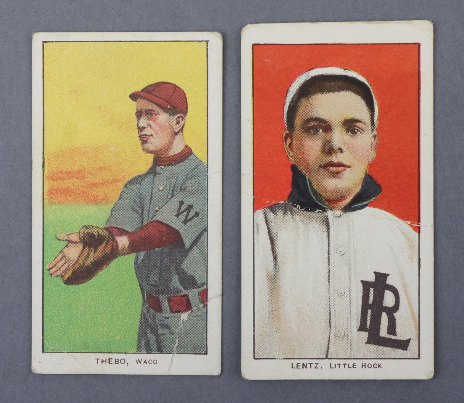 (2) 1909-11 T206 Old Mill Southern League Baseball Tobacco Cards (1 of 13)