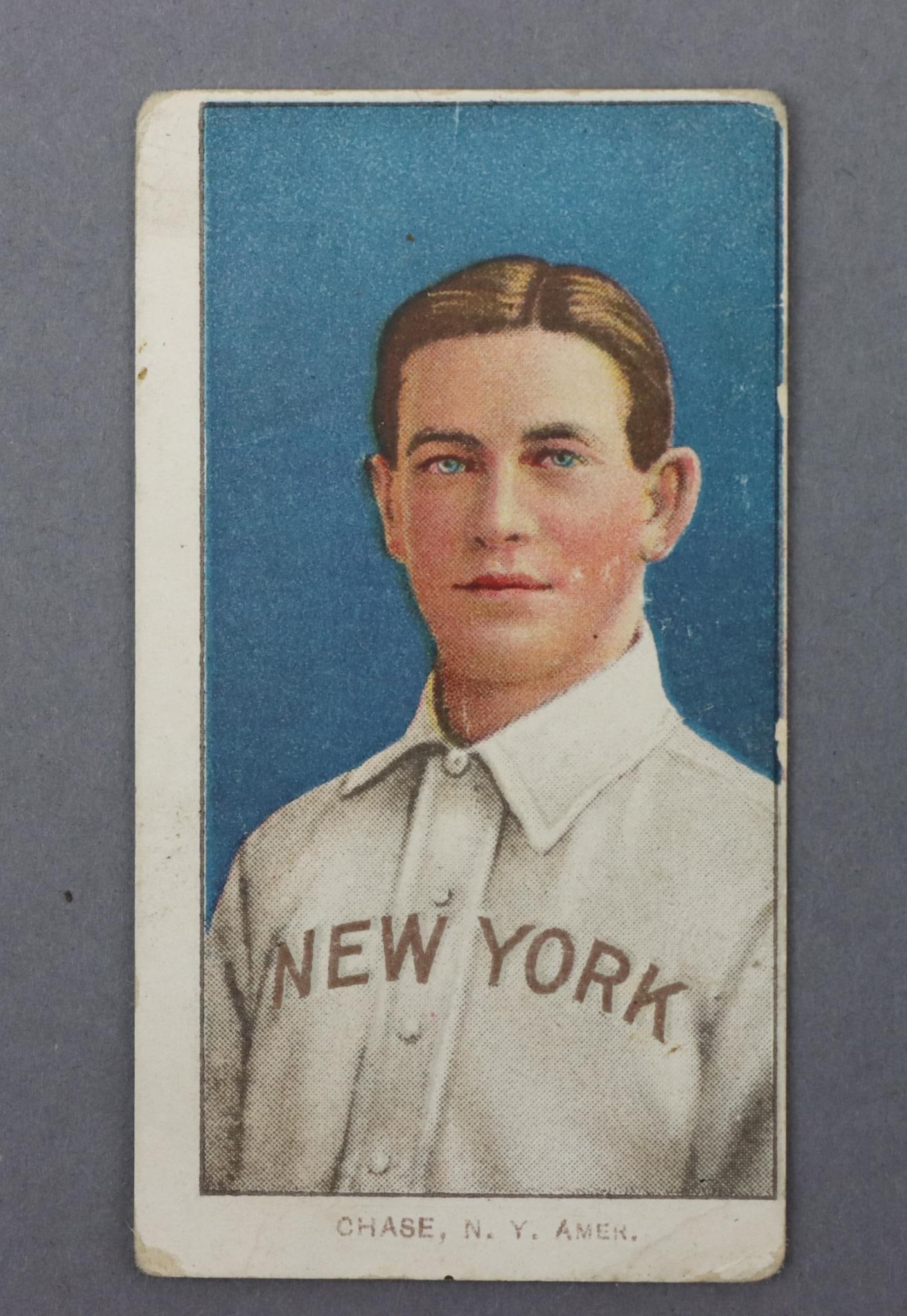 1909-11 T206 Hal Chase Old Mill Baseball Tobacco Cards (1 of 6)