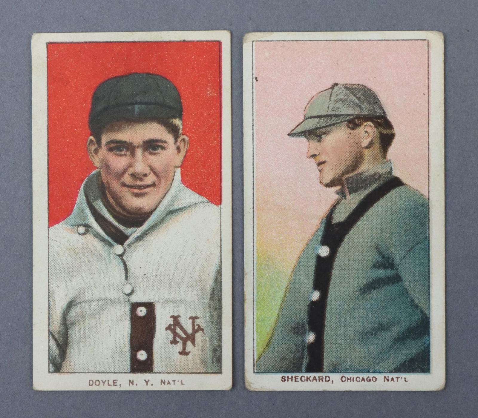 (2) 1909-11 T206 Sweet Caporal Baseball Tobacco Cards (1 of 13)